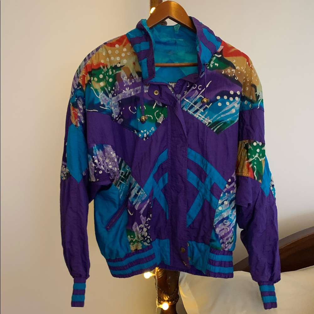 East West Retro Vintage 90s Tracksuit Jacket